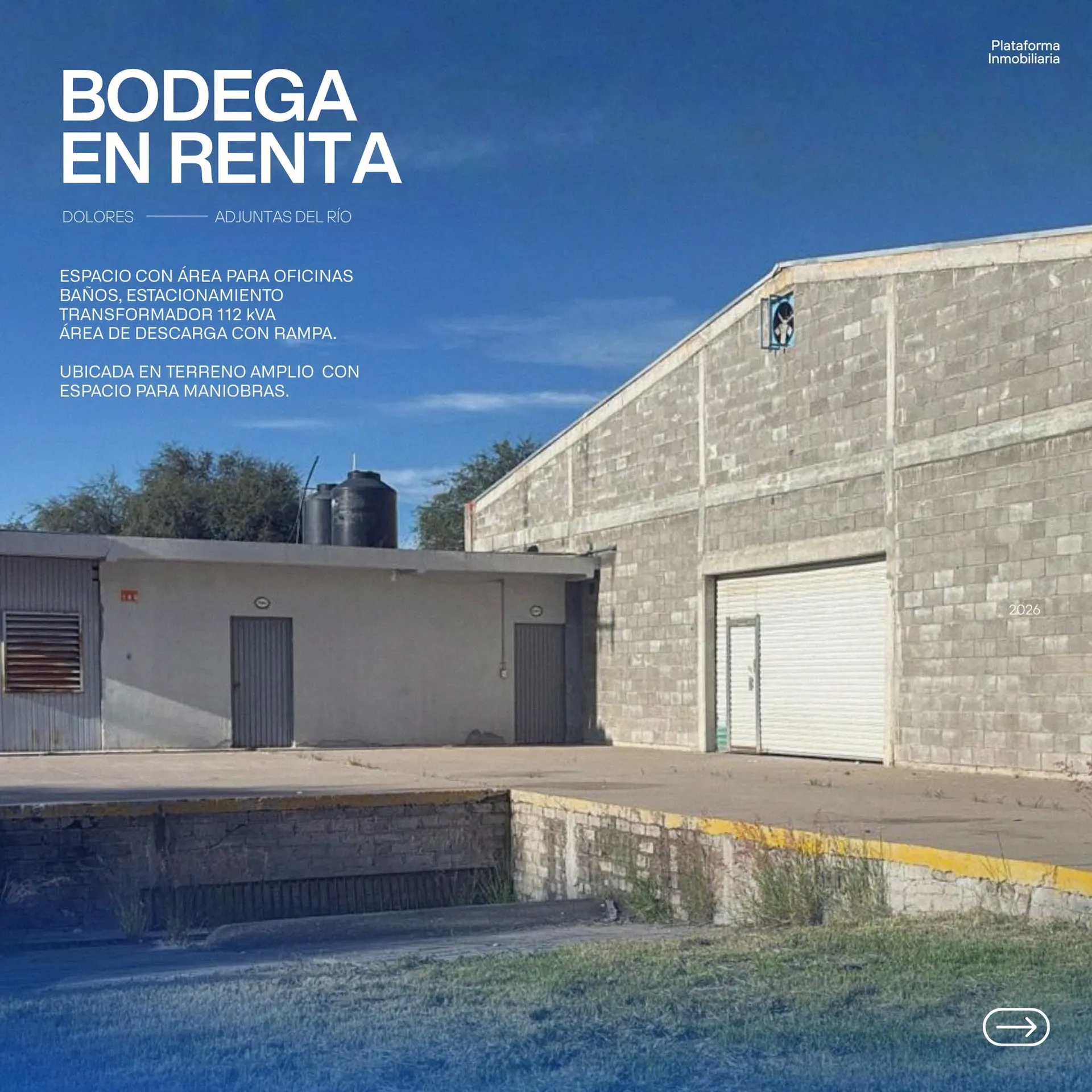 Bodega Industrial Premium en Adjuntas del Río